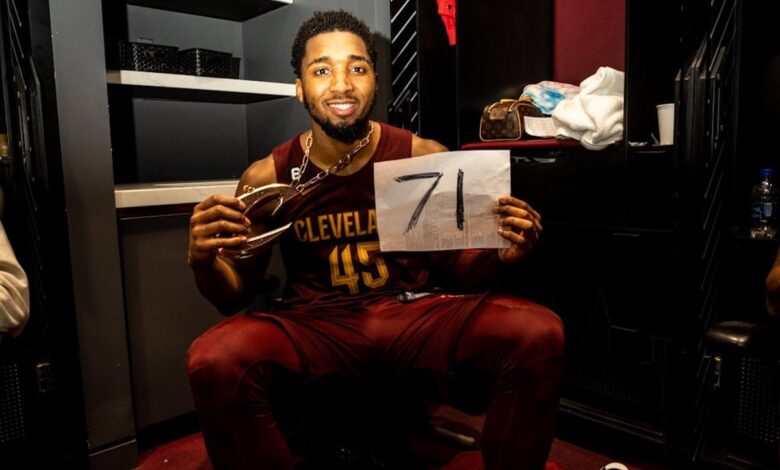 NBA: ¡Imparable! Donovan Mitchell anota 71 puntos en la victoria de Cleveland | Video