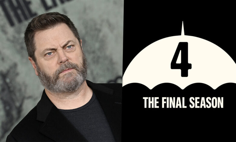 Nick Offerman en la mira para un papel en la temporada 4 de 'The Umbrella Academy'