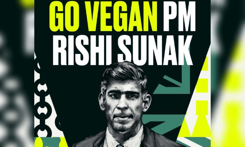 Ofrecen donación de un millón al Primer Ministro de Reino Unido si se hace vegano