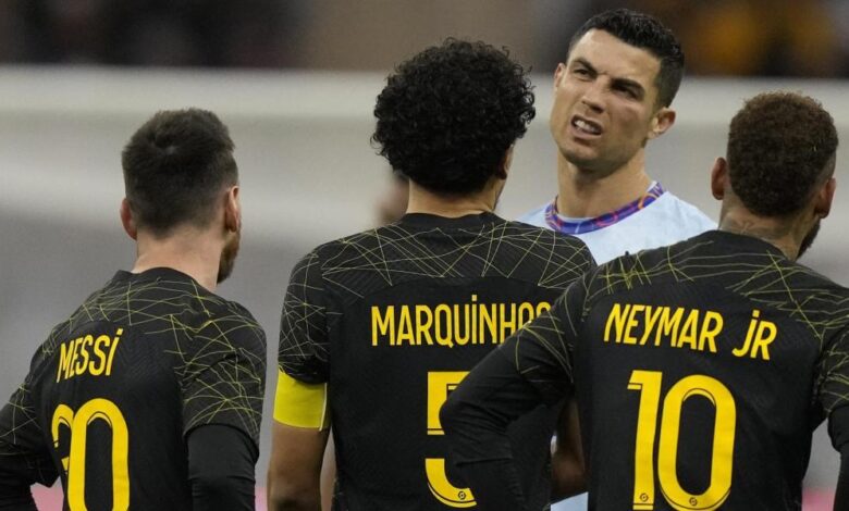 Partido entre Messi y Cristiano resultado, resumen y goles | PSG - All Star Arabia