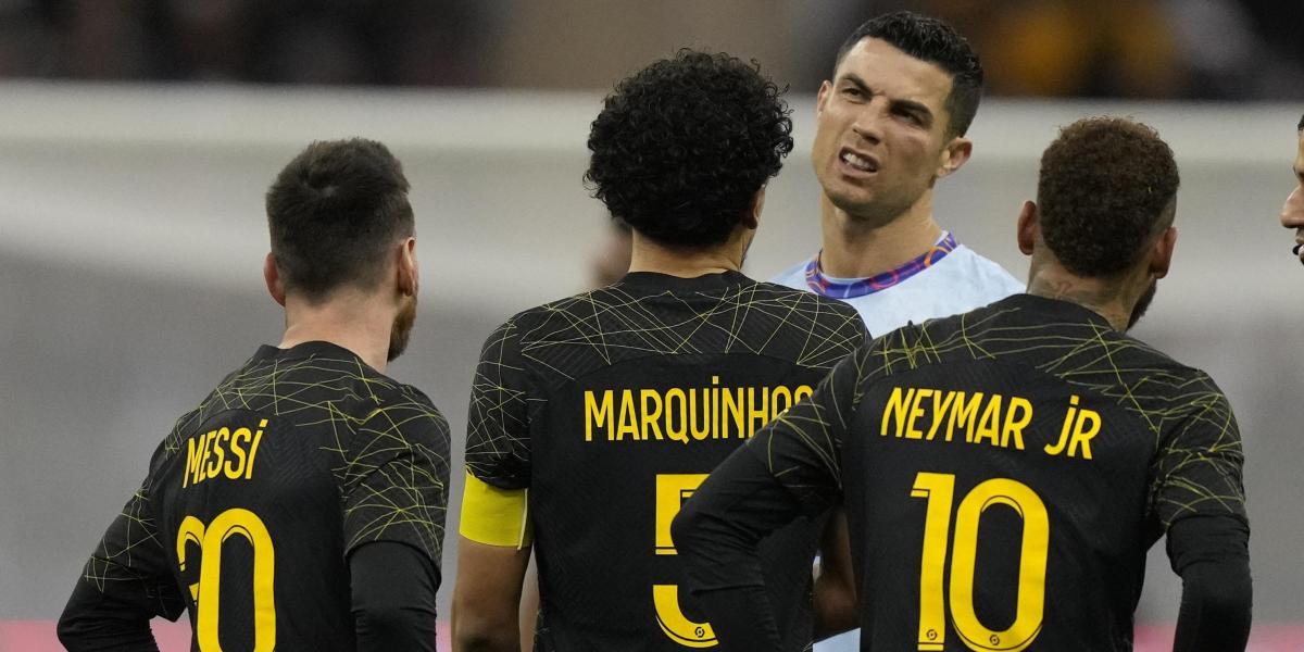 Partido entre Messi y Cristiano resultado, resumen y goles | PSG - All Star Arabia