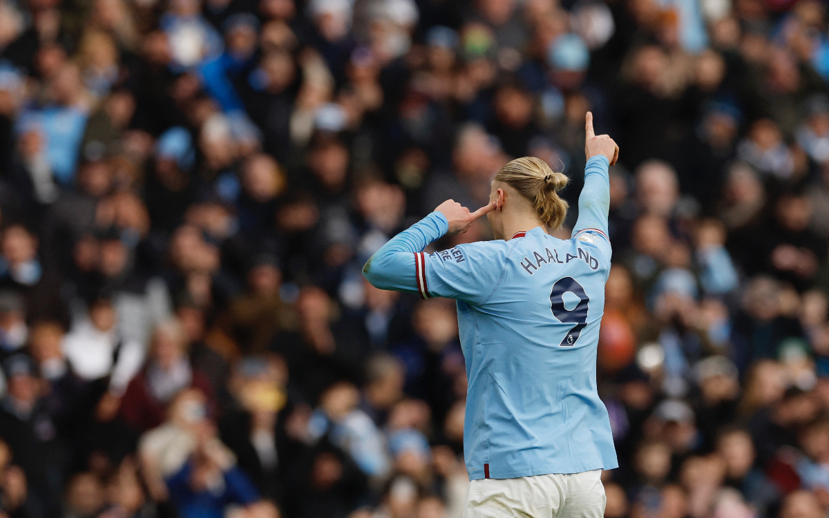 Premier League: Haaland bate el récord de goles en el Eithad Stadium | Video