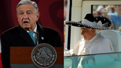 Presidente AMLO lamenta muerte de Benedicto XVI