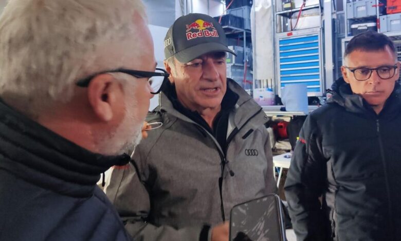Sainz: "Dos metros más a la izquierda no había agujero"