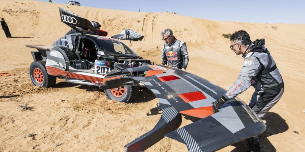 Sainz, sobre su accidente: "Tuvimos suerte de que no pasara nada grave"