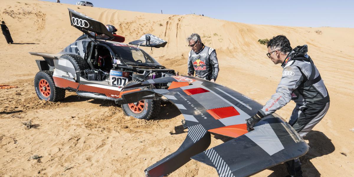 Sainz, sobre su accidente: "Tuvimos suerte de que no pasara nada grave"