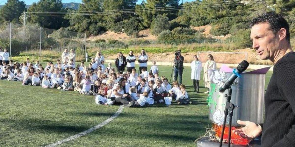 Scaloni, homenajeado en Mallorca