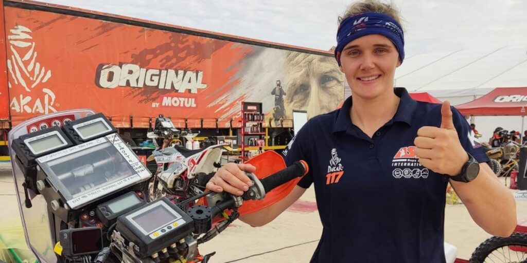 Se inspiró en Laia Sanz e hizo historia para África