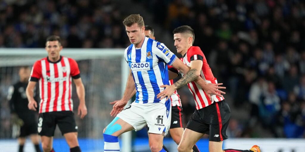 Sorloth se apunta el primer gol del derbi