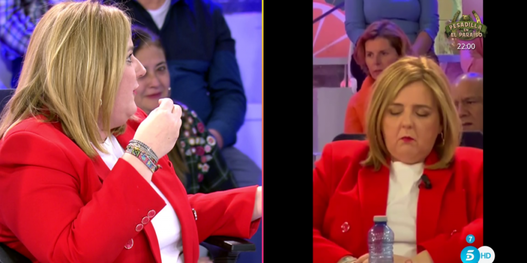 Una colaboradora de 'Sálvame' se duerme en directo: "Se ha quedado frita"