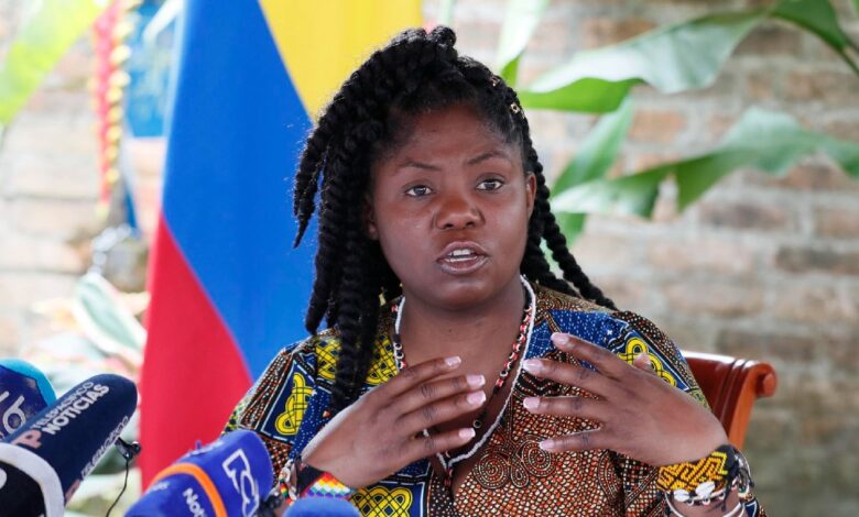 Vicepresidenta de Colombia denuncia intento de atentado