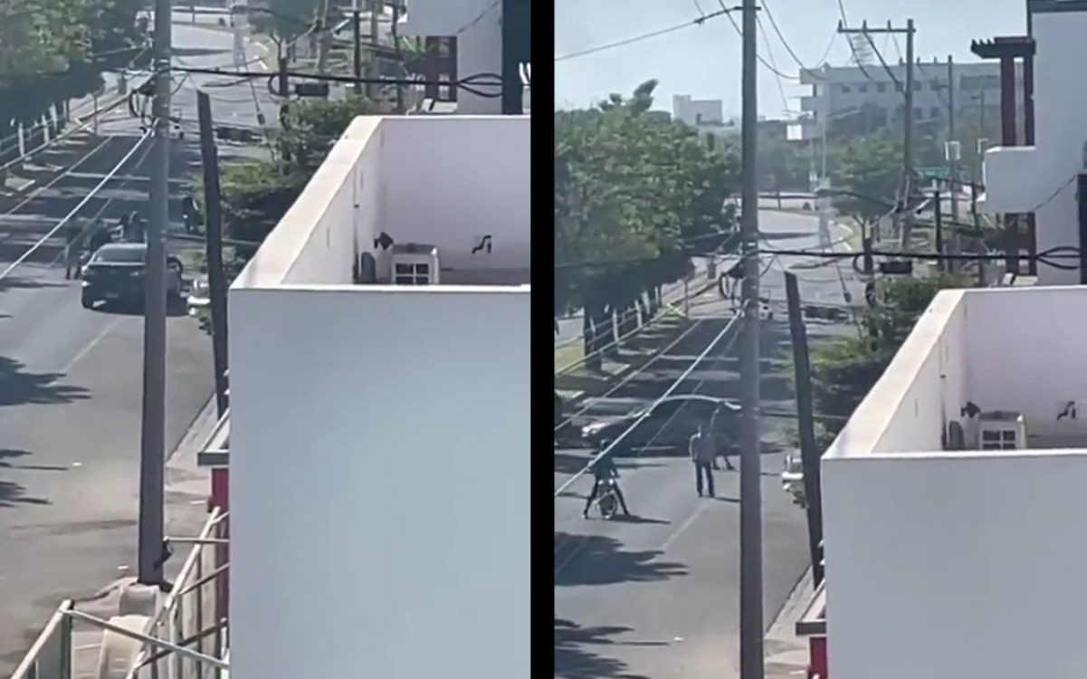 Video | Así despojan sicarios a automovilistas en Culiacán