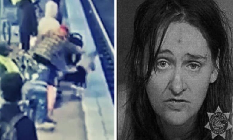 Video | Mujer empuja a niña de 3 años a las vías del metro en EU