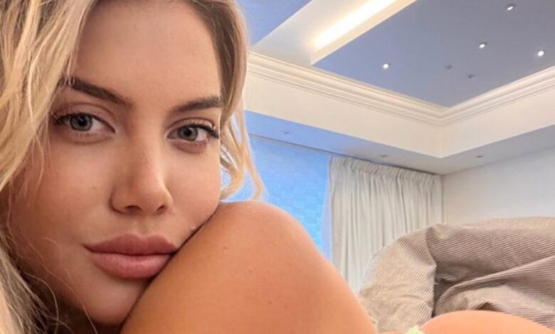 Wanda Nara arrasa en Instagram con un nuevo posado en ropa interior y sin maquillaje