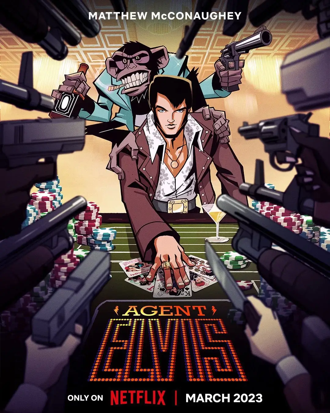 agente de animación para adultos de la temporada 1 de elvis que llegará a netflix en marzo de 2023 poster