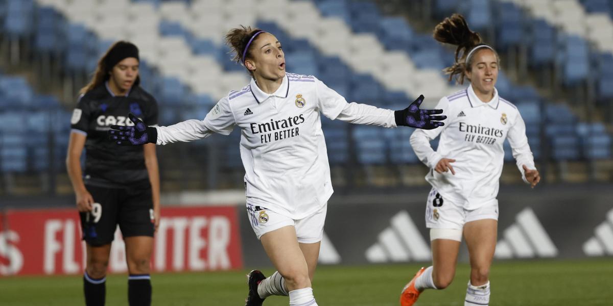 4-1: El Real Madrid se encarma al segundo puesto de la Liga F