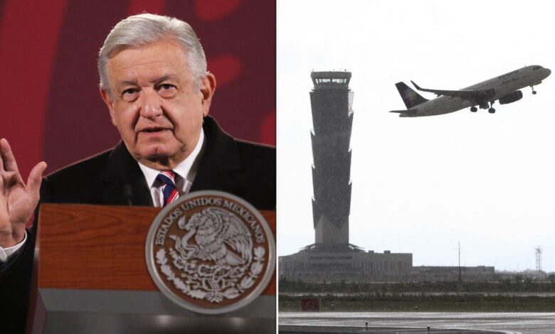 AMLO defiende el aeropuerto Felipe Ángeles ante críticas de la IATA
