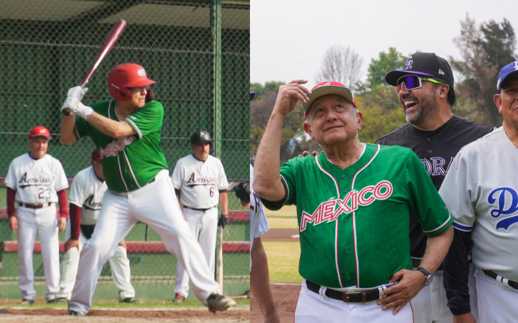 AMLO 'macanea' con leyendas del beisbol y felicita a Cañeros por su tercer lugar | Video