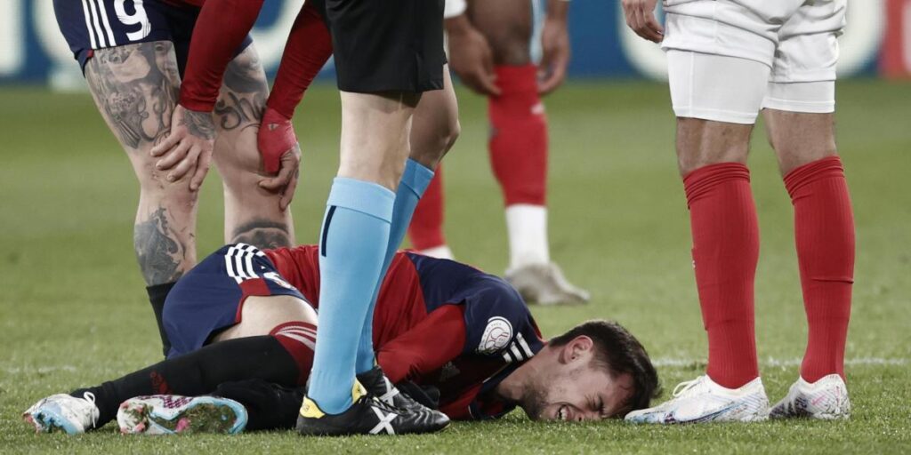 Aimar Oroz, baja las tres próximas semanas