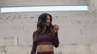 Anna Lewandowska organiza un exigente entrenamiento en la playa de Barcelona