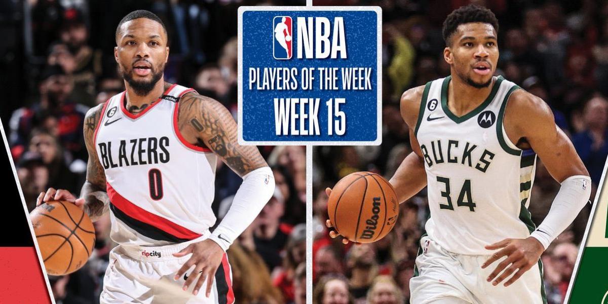 Antetokounmpo y Lillard, jugadores de la semana en la NBA