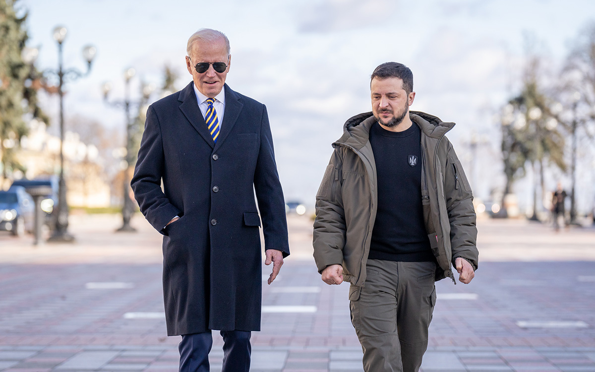 Así fue la visita sorpresa de Biden a Ucrania