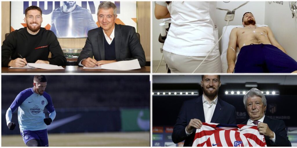 Así fueron las primeras horas de Doherty en el Atlético