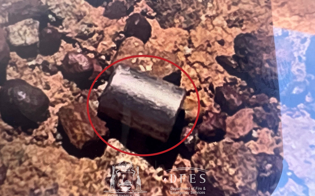 Australia recupera diminuta cápsula radioactiva extraviada