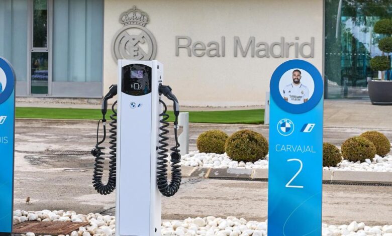 BMW electrifica la ciudad deportiva del Real Madrid