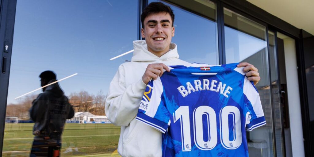 Barrenetxea: "Siempre soñé con marcar y celebrar goles en la Real"