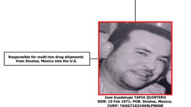 Cae 'Lupe' Tapia Quintero, operador de 'El Mayo' Zambada