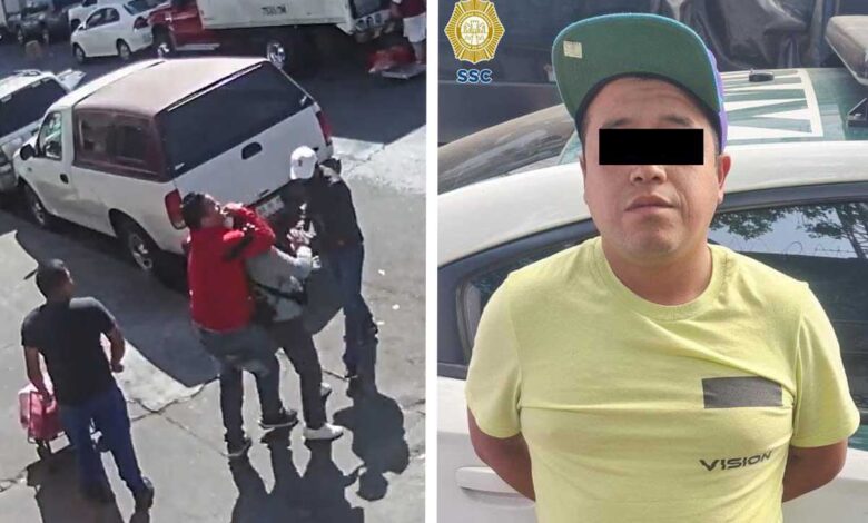 Cae 'chinero' grabado durante asalto a peatón en La Merced