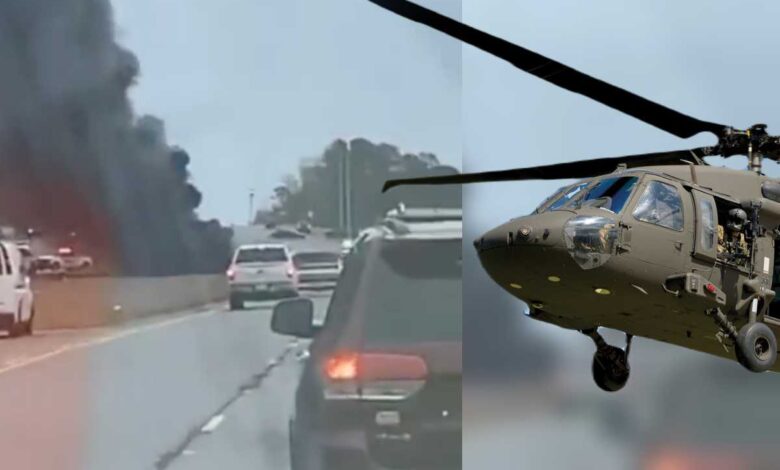 Cae helicóptero Black Hack en Estados Unidos: seis muertos