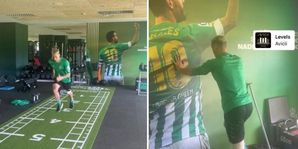 Canales trata de llegar al choque ante el Real Madrid