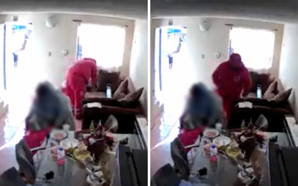 Captan robo de paramédico a paciente fallecida | Video