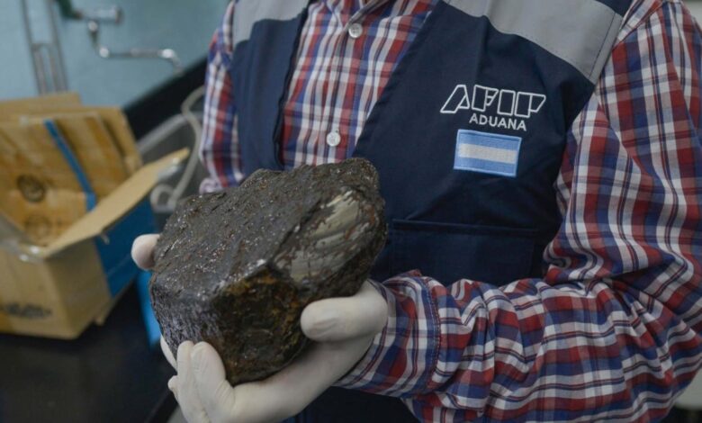 Capturado en aduana: descubren contrabando de un meteorito en Argentina