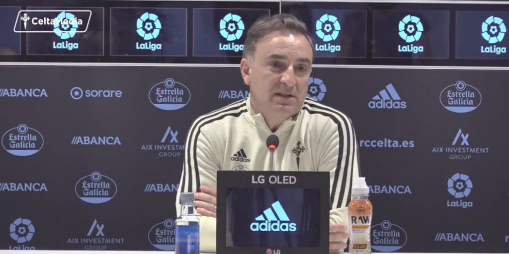 Carvalhal resta importancia a la posible salida de Hugo Mallo