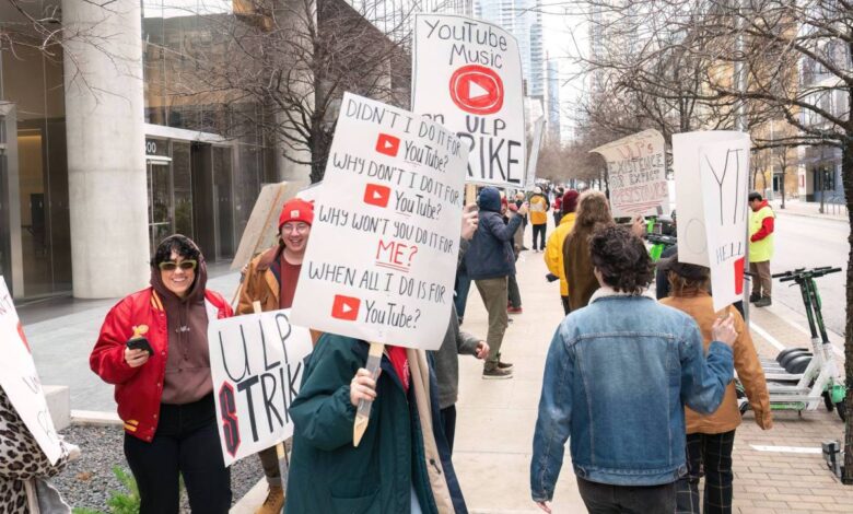 Contratistas de YouTube Music hacen huelga por supuestas prácticas laborales injustas