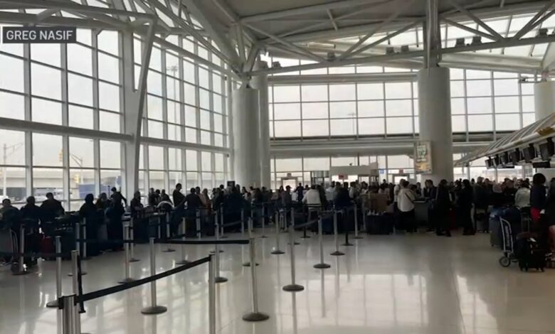 Corte de energía en Terminal del aeropuerto genera retrasos