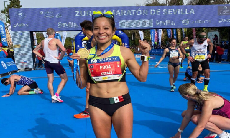 Da Citlali Cristian Moscote la marca en maratón para París 2024 | Tuit