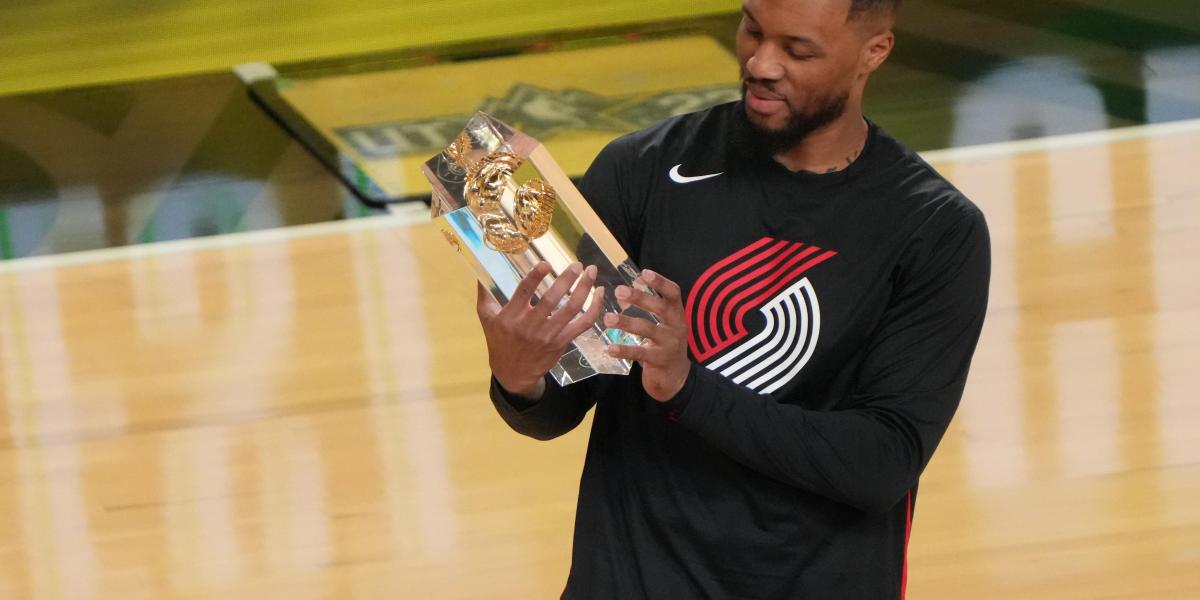 Damian Lillard, triunfador del Concurso de Triples. Jayson Tatum, el gran derrotado