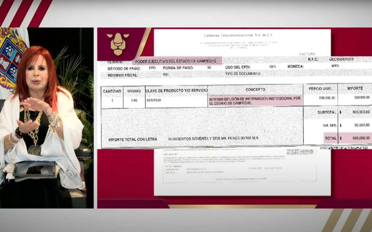 Denuncia Layda Sansores pagos de Alito a Televisa ‘sin sustento’