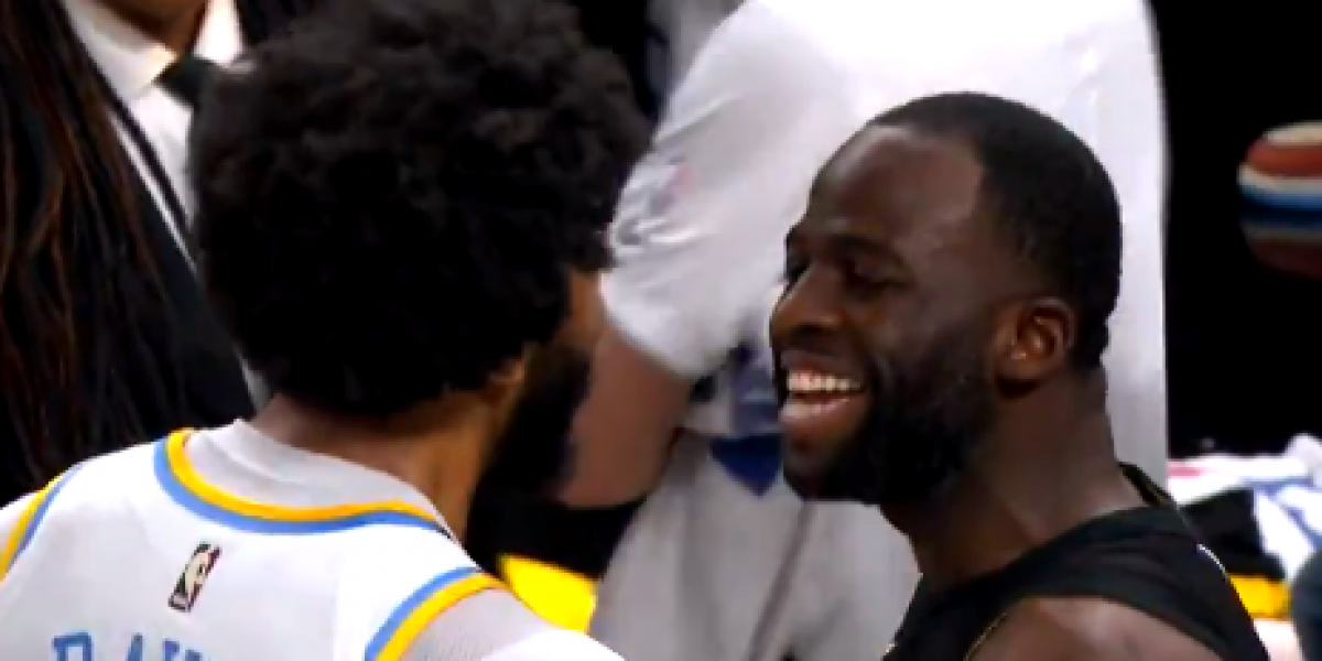 El 'pique' entre Anthony Davis y Draymond Green con la intervención de LeBron