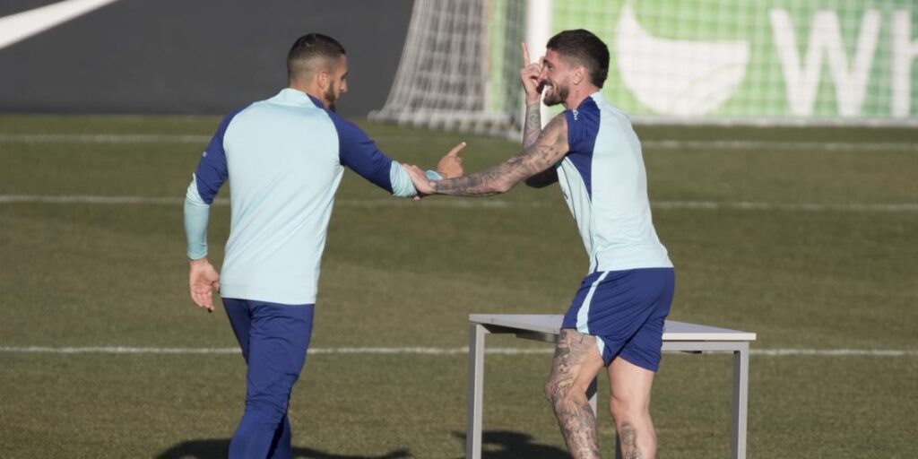 El Atlético preparó el duelo ante el Athletic