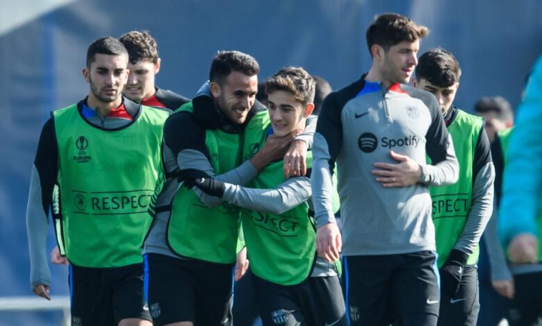 El Barça prepara el duelo ante el United con tres canteranos