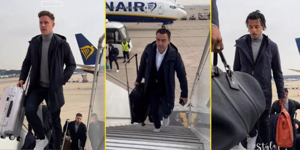 El Barça ya vuela rumbo a Manchester