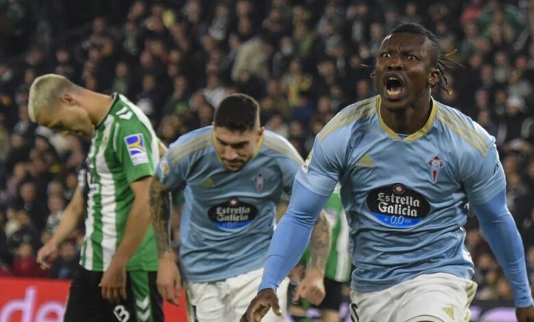 El Celta hace descarrilar al Betis en el Villamarín