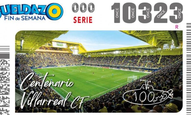 El Centenario del Villarreal ya tiene su cupón de la ONCE