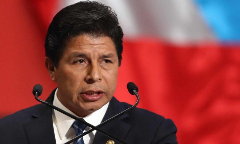 El Congreso de Perú acusa al expresidente Pedro Castillo por corrupción, organización criminal y lavado de activos