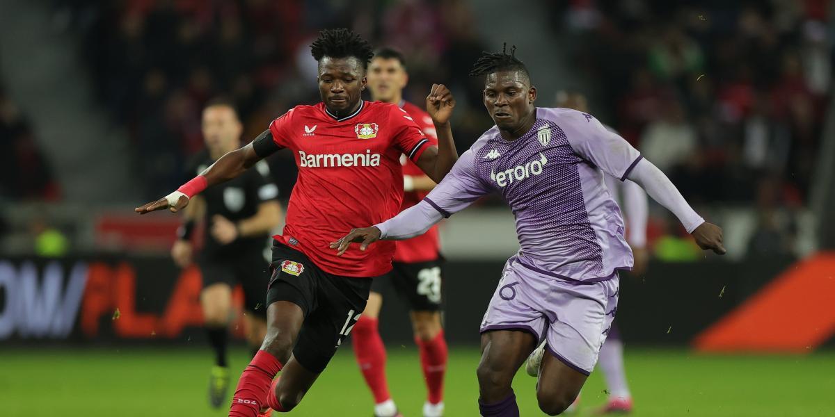 El Mónaco desactiva al Leverkusen de Xabi Alonso en su casa